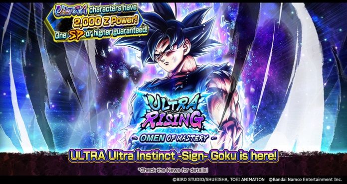 Der letzte neue beschwörbare Charakter für das Legends Festival 2023, ULTRA Ultra Instinct -Sign- Goku, steigt auf Dragon Ball Legends her!!